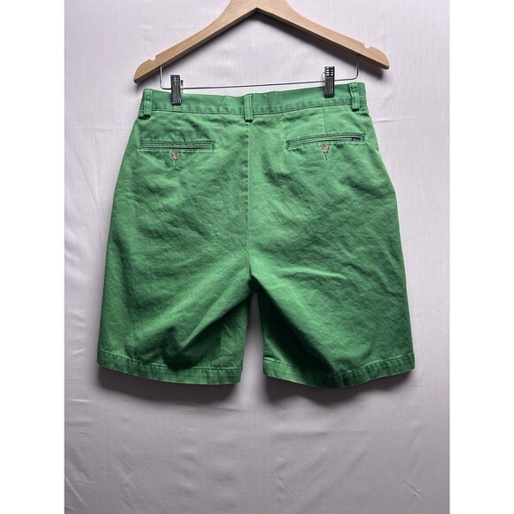 Polo Ralph Lauren Shorts Men's Size 31 Green Canvas Lightweight Chino - Picture 5 of 6